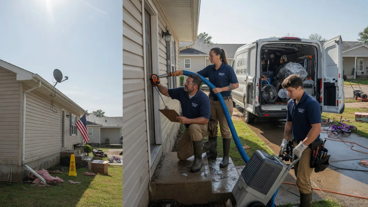 Ceiling Water Damage Restoration in Megargel, TX near me